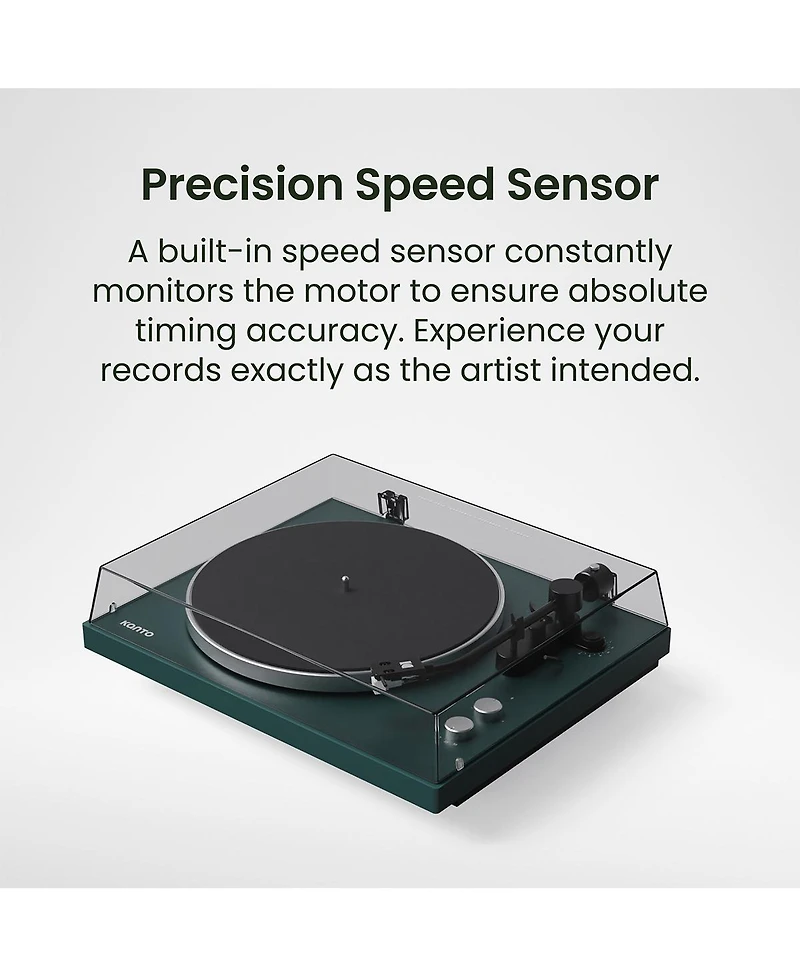 Kanto OBI3 Bluetooth 5.3 Turntable with Built-In Preamp