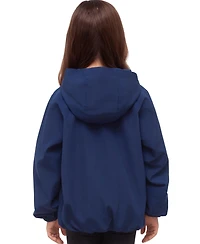 Rokka&Rolla Girls' Mia Bubble Hem Fleece Lined Hooded Jacket, 4-18