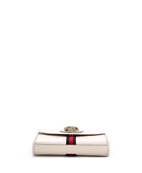 Pre-Owned Gucci Small Rajah Web Chain Shoulder Bag Leather