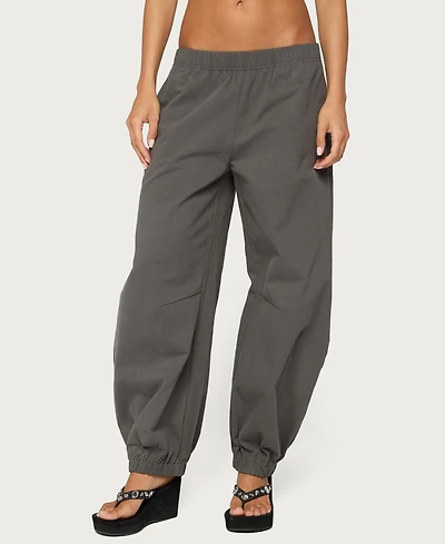 Edikted Women's Hayli Cotton Parachute Pants