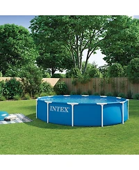 Intex 28210EP 12Ft X 30In Metal Frame Above Ground Swimming Pool, Pool Only