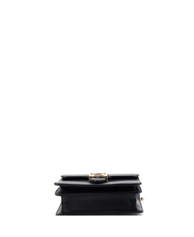 Pre-Owned Gucci Small Interlocking Shoulder Bag Leather
