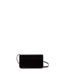 Pre-Owned Saint Laurent Classic Monogram Phone Holder Shoulder Bag Patent
