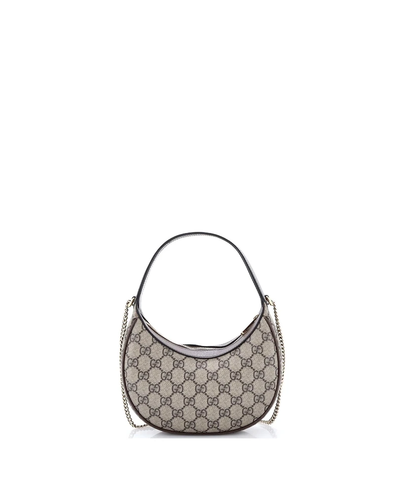 Pre-Owned Gucci Small Ophidia Hobo Gg Coated Canvas