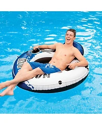 Intex River Run 1 Person Inflatable Floating Tube Lake/Pool/Ocean Raft (5 Pack)