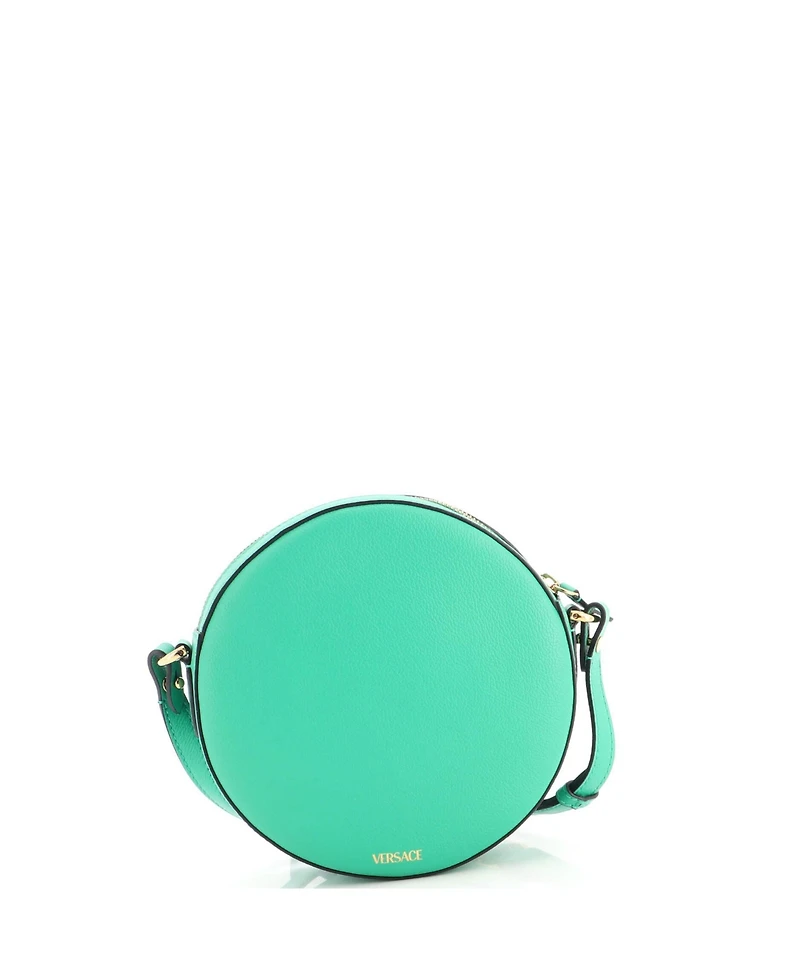Pre-Owned Versace Small La Medusa Round Camera Bag Leather