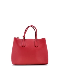 Pre-Owned Prada Large Cuir Double Tote Saffiano Leather