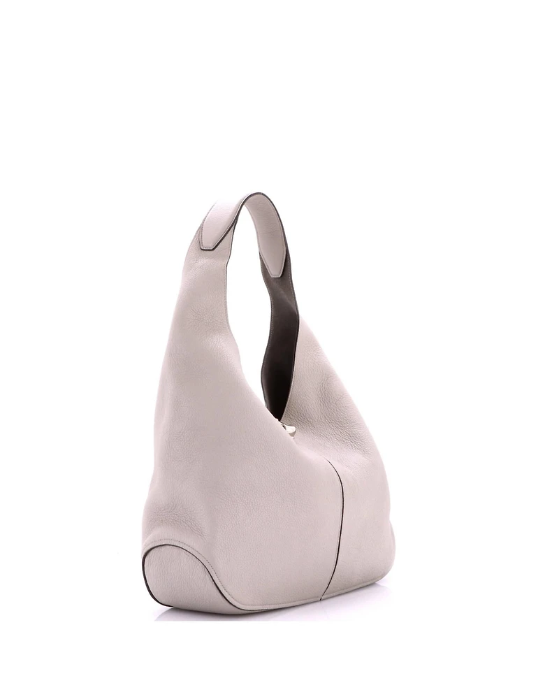 Pre-Owned Salvatore Ferragamo Gancini Margot Hobo Leather