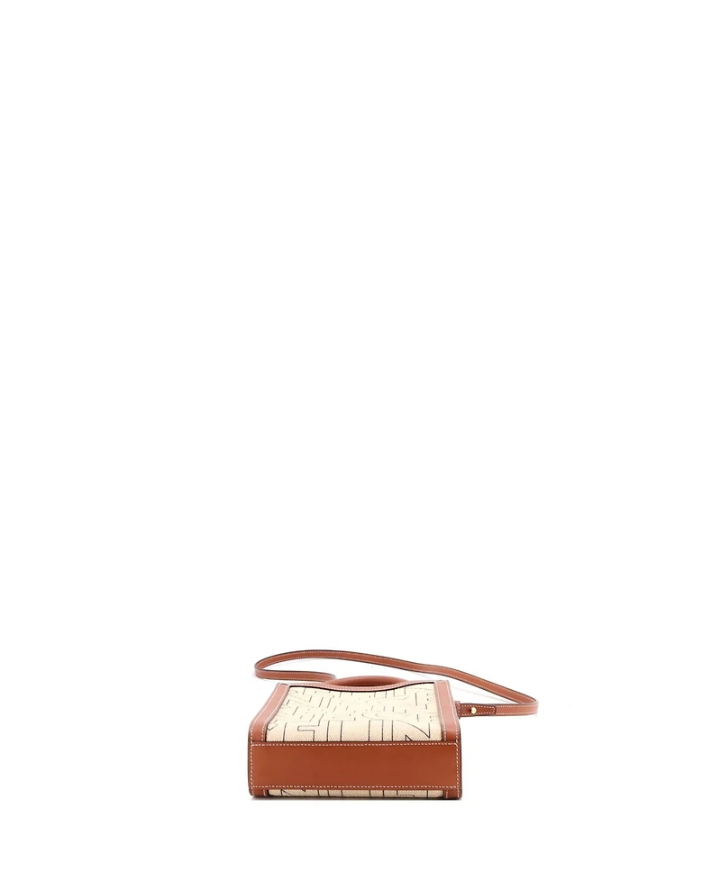 Pre-Owned Celine Mini Vertical Cabas Tote Printed Canvas and Leather