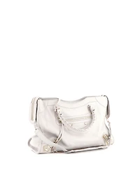 Pre-Owned Balenciaga Medium City Classic Metallic Edge Bag Leather