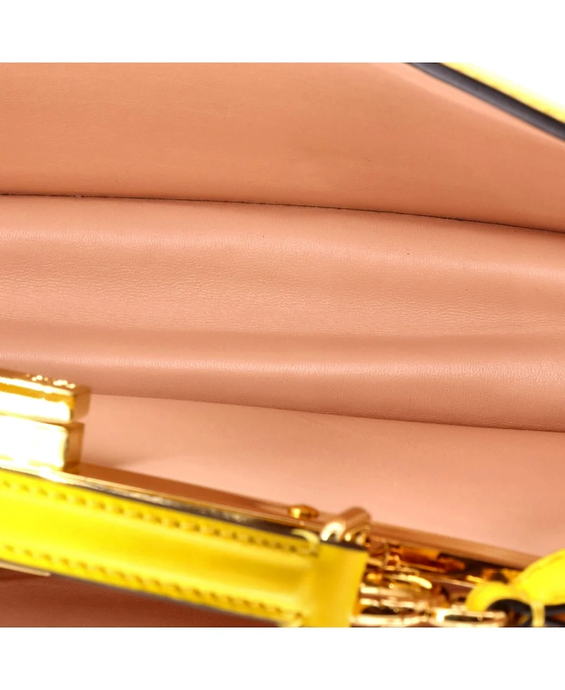 Pre-Owned Fendi East West Peekaboo ISeeU Bag Leather