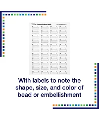 Elizabeth Ward Bead Storage Solutions 82 Pc Tiny Supplies Organizer, 8 Pack