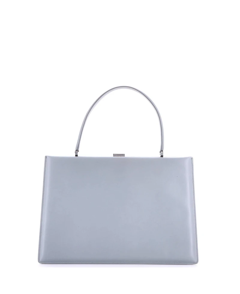 Pre-Owned Celine Medium Clasp Top Handle Bag Leather