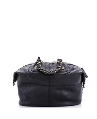 Pre-Owned Givenchy Medium Chain Wrap Nightingale Satchel Leather