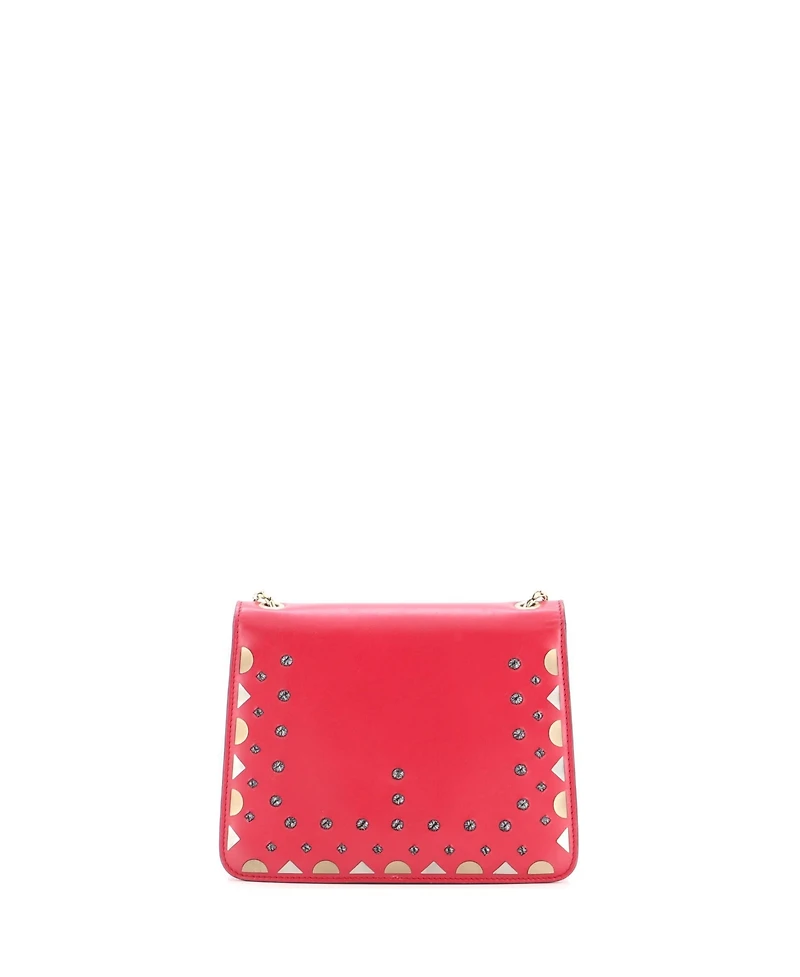 Pre-Owned Bvlgari Small Serpenti Forever Square Shoulder Bag Laser Cut Leather