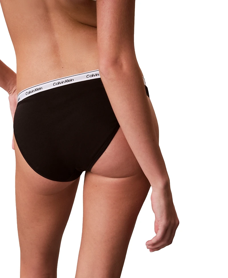 Calvin Klein Women's 5-Pack. Modern Logo Low-Rise Bikini Underwear QD5208