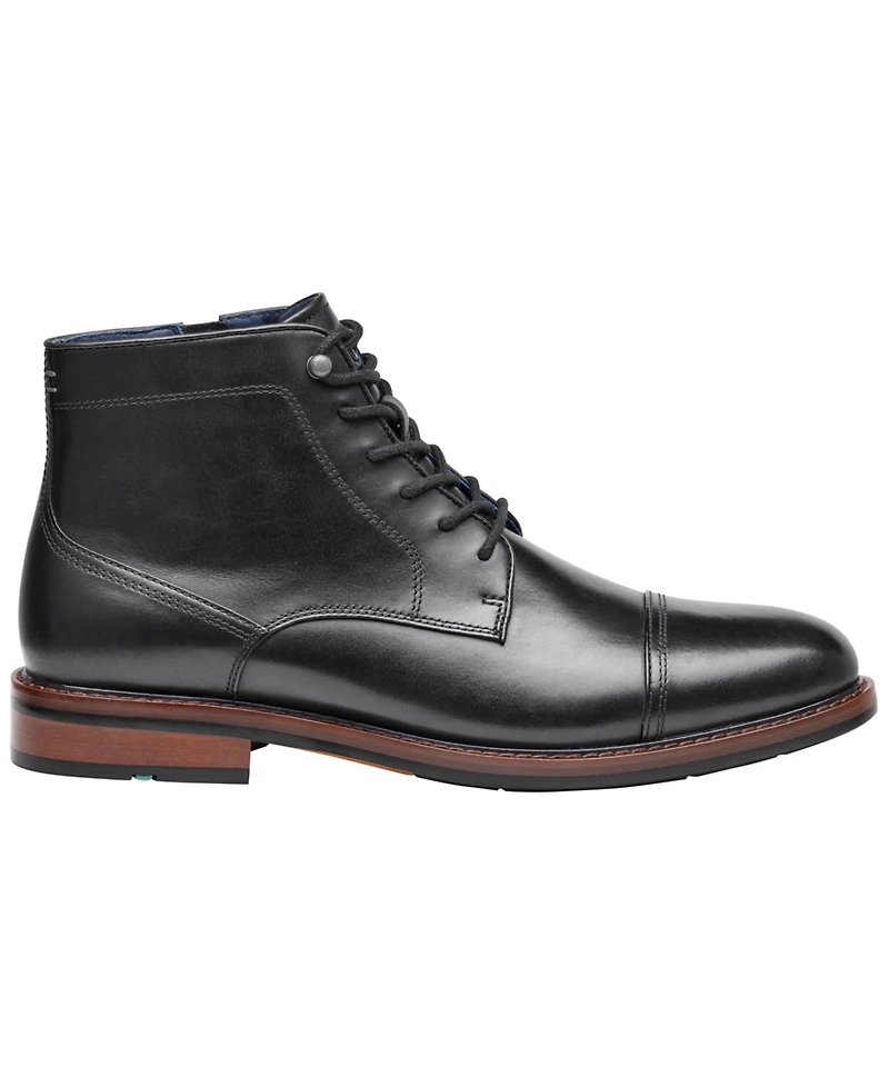 Johnston & Murphy Men's Daylen Cap-Toe Dress Boots