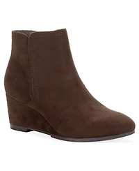 Style & Co Women's Portiaa Round Toe Wedge Dress Booties, Macy's Exclusive
