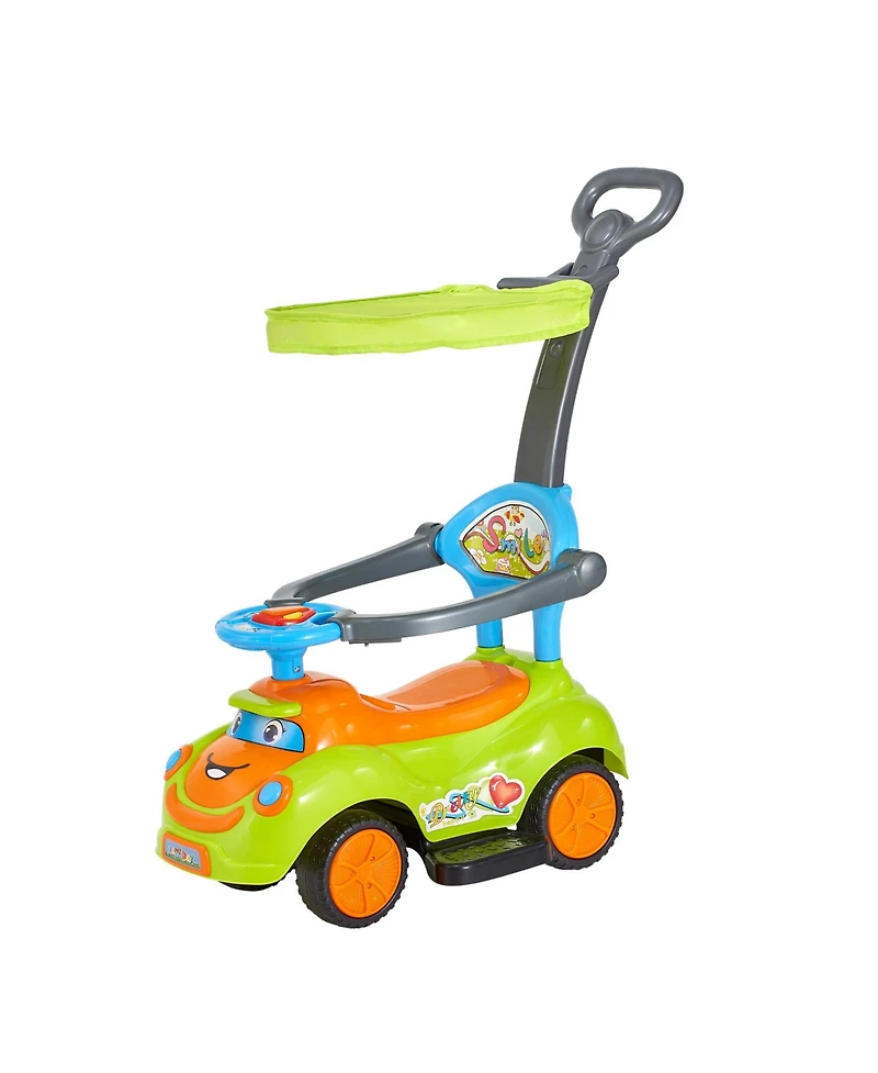 Sevorley 3-in-1 Toddler Ride-On Push Car with Storage, 55 Pounds, Ages 19-36 Months