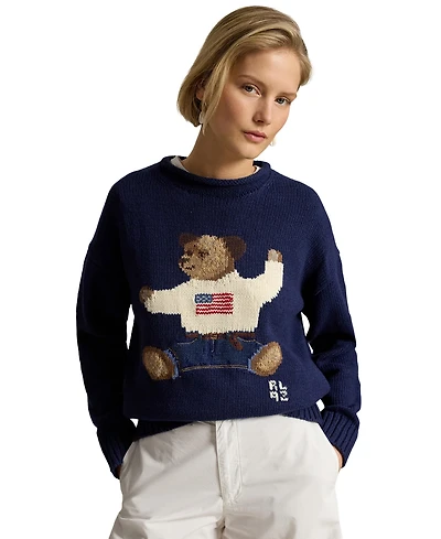 Polo Ralph Lauren Women's Rolled Crewneck Long-Sleeve Sweater