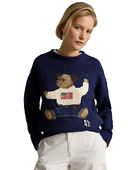 Polo Ralph Lauren Women's Rolled Crewneck Long-Sleeve Sweater