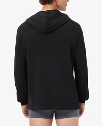 Lacoste Men's Sleep Waffle-Knit Graphic Hoodie