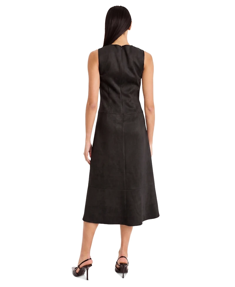 Donna Morgan Women's A-Line Sleeveless Midi Dress