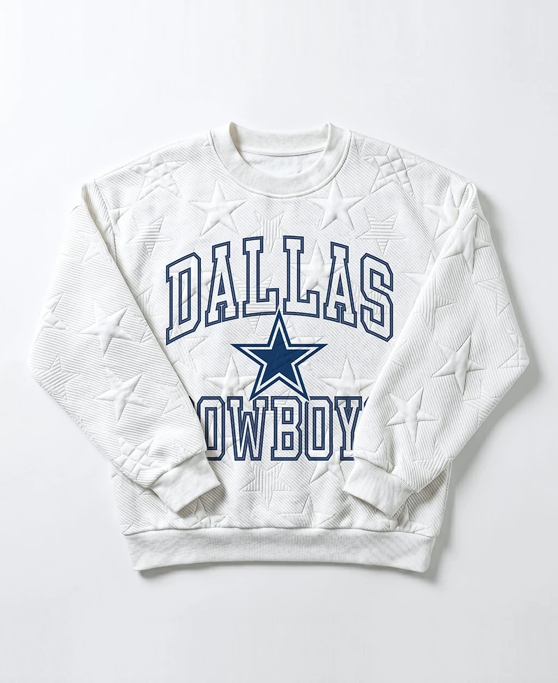 Gameday Couture Women's Dallas Cowboys Big Play Energy Oversized Crewneck Sweatshirt