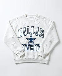 Gameday Couture Women's Dallas Cowboys Big Play Energy Oversized Crewneck Sweatshirt
