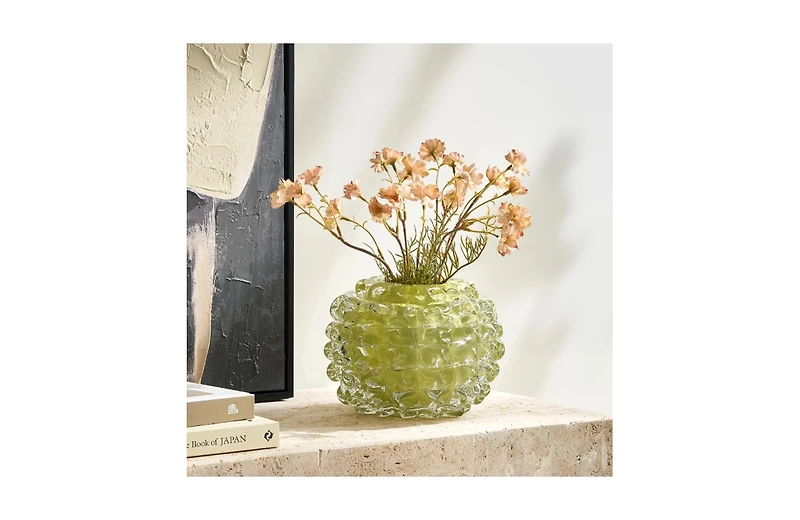 Z Gallerie Citron Ice Glass Vase