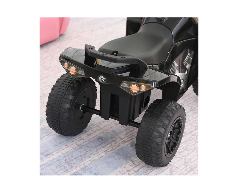 Yobtop Kids Ride On Push Car - No Power Foot-to-Floor Sliding Car, Walking Atv Racer with Music and Lights, for 1.5-3 Years Old