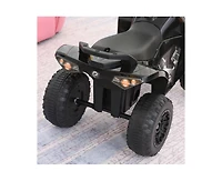 Yobtop Kids Ride On Push Car - No Power Foot-to-Floor Sliding Car, Walking Atv Racer with Music and Lights, for 1.5-3 Years Old