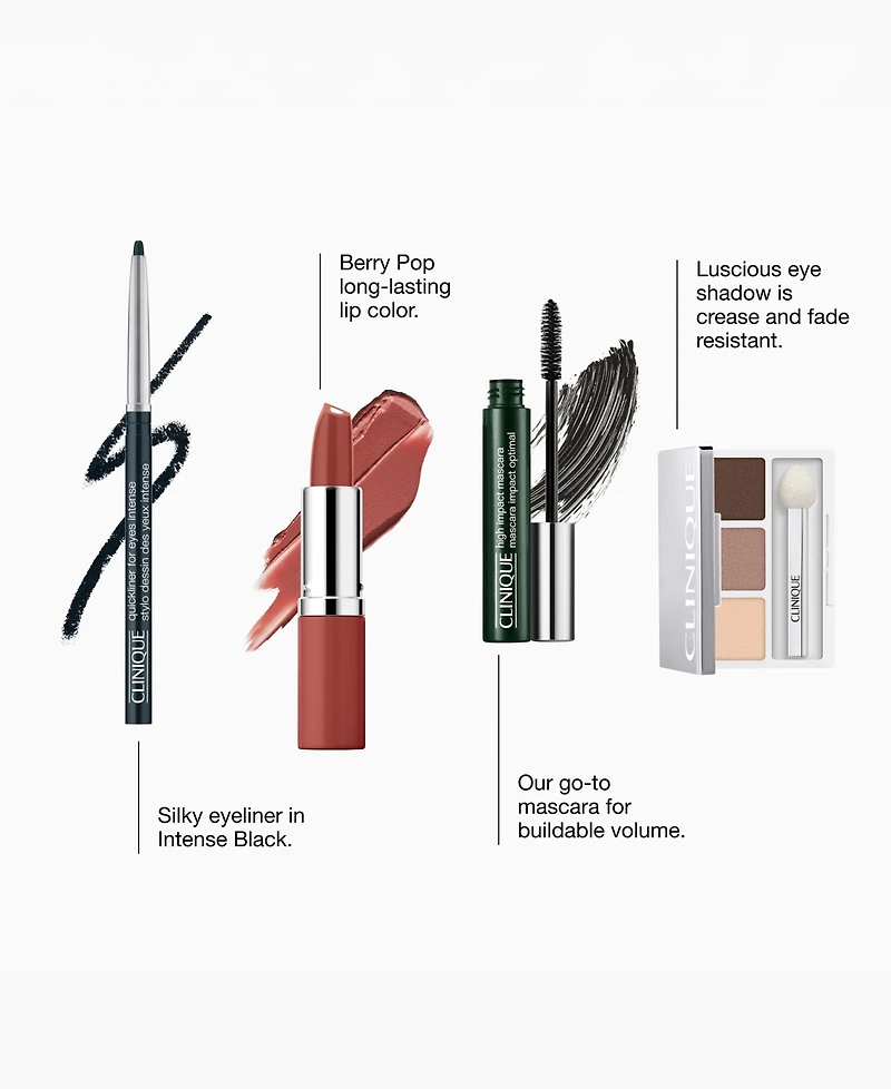 Clinique 9-Piece Get Ready Makeup & Skincare Gift Set