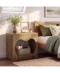 Tribesigns End Table, Modern Side Table