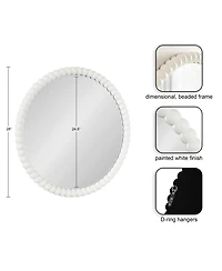 Kate and Laurel Bronte Decorative Wall Mirror Wood