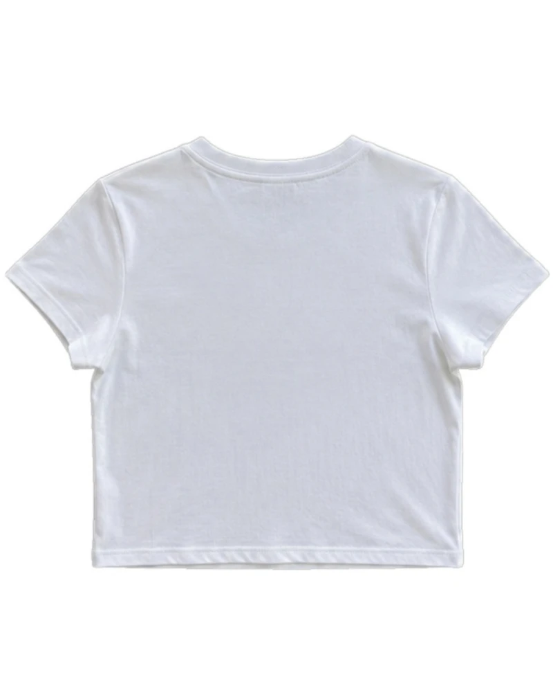 With Jules Girls' 7-16 Crewneck Star Rhinestone Printed T-Shirt