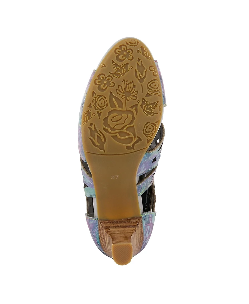 L'Artiste Women's Spring Step Amora Cage Bootie with Side Zipper