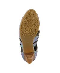 L'Artiste Women's Spring Step Amora Cage Bootie with Side Zipper