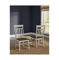 A-America Bremerton Splatback Side Chair with Wood Seating