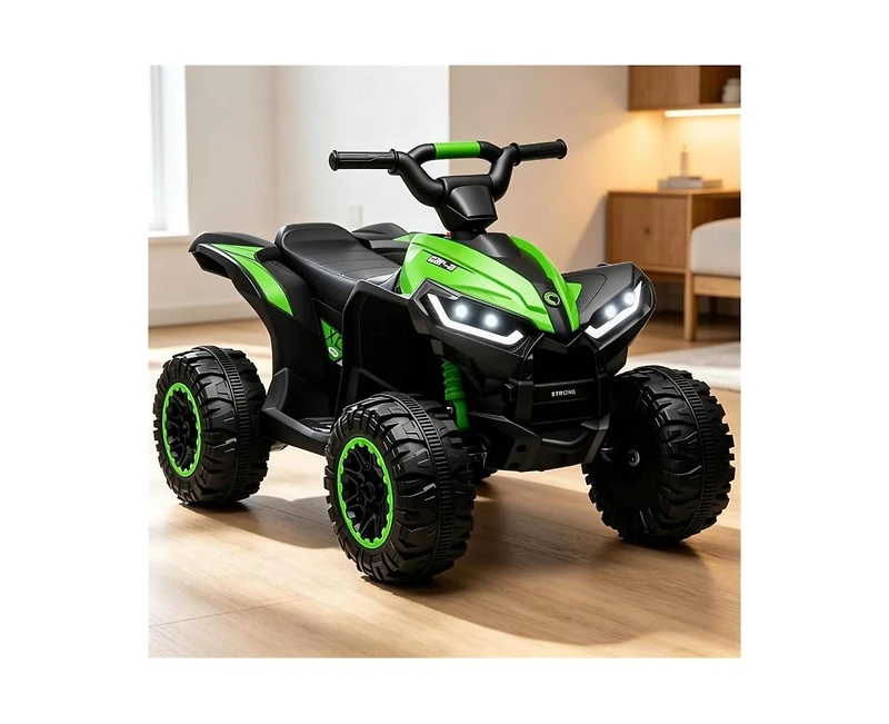Yobtop 12V Kids 4 Wheeler Atv Dual-Motor All-Terrain Ride On Toy, Ages 3–5
