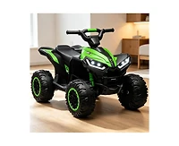 Yobtop 12V Kids 4 Wheeler Atv Dual-Motor All-Terrain Ride On Toy, Ages 3–5