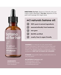 M3 Batana Oil Unrefined Batana Oil for Hair and Skin Supports Healthy Skin and Collagen Production Pure Batana