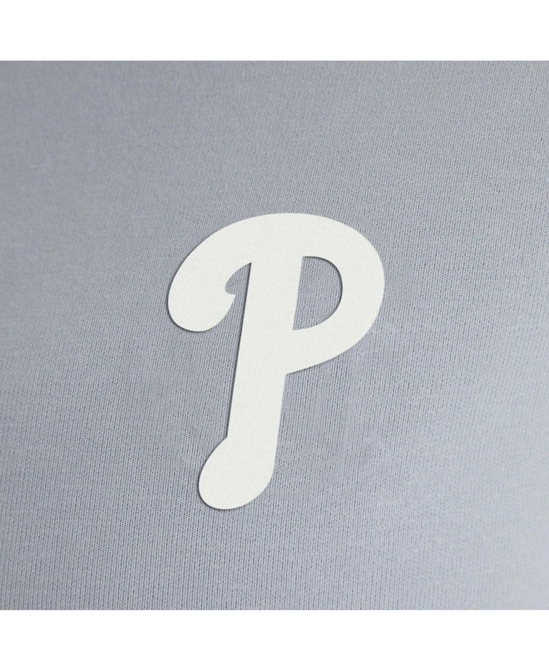 Fanatics Women's Philadelphia Phillies Oversized Clutch Tri-Blend Half-Zip Pullover Sweatshirt