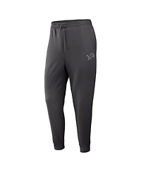 Fanatics Men's Charcoal Detroit Lions Clutch Fleece Tri-Blend Joggers