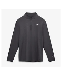 Fanatics Men's Charcoal Philadelphia Eagles Clutch Quarter-Zip Pullover Sweatshirt