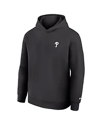Fanatics Men's Charcoal Philadelphia Phillies Clutch Tri-Blend Hoodie