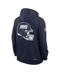 Nike Men's Navy New York Giants Standard Issue ReplayAlternate Dri-fit Hoodie