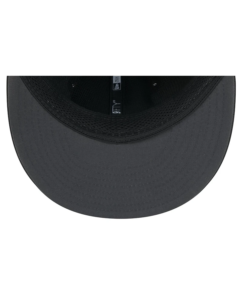 New Era Men's Black Carolina Panthers 2026 Sideline 9FIFTY Snapback Hat
