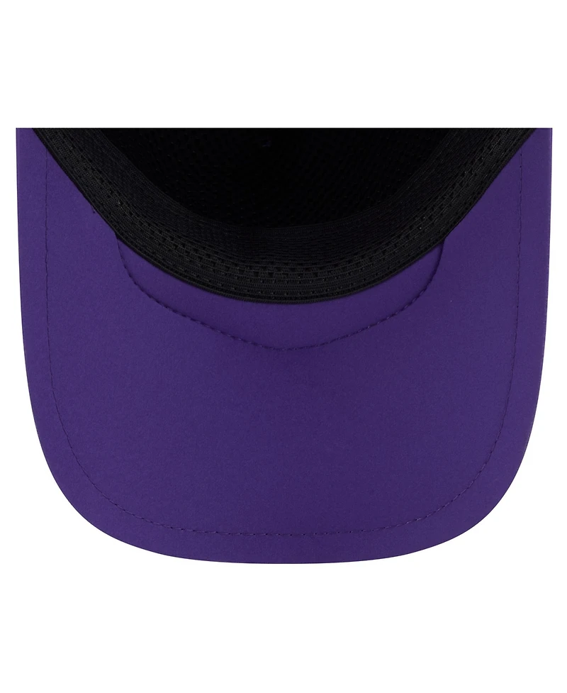 New Era Men's Purple Minnesota Vikings 2026 Sideline Apex 9FORTY Adjustable Trucker Hat