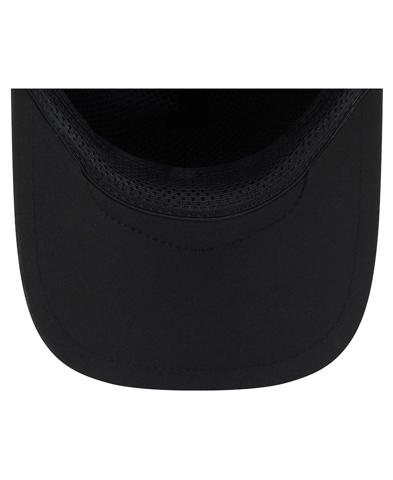 New Era Men's Black New York Jets 2026 Sideline Apex 9FORTY Adjustable Trucker Hat
